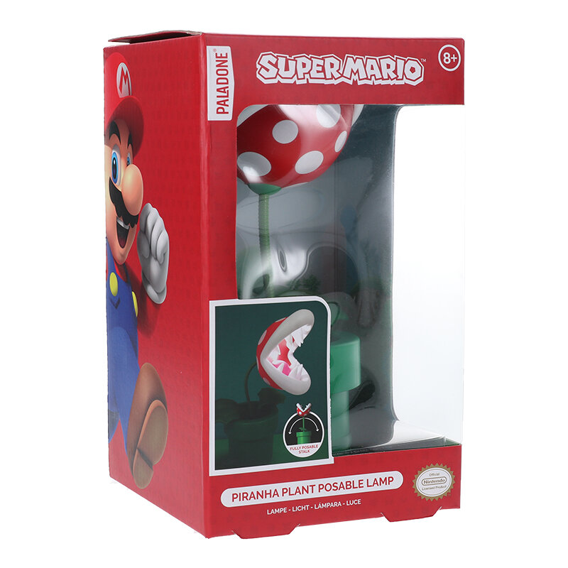 Super Mario Bros - Mini Piranha Plant Justerbar Lampe