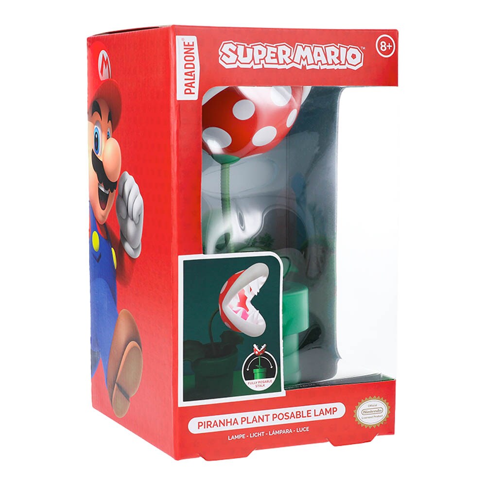 Super Mario Bros - Mini Piranha Plant Justerbar Lampe