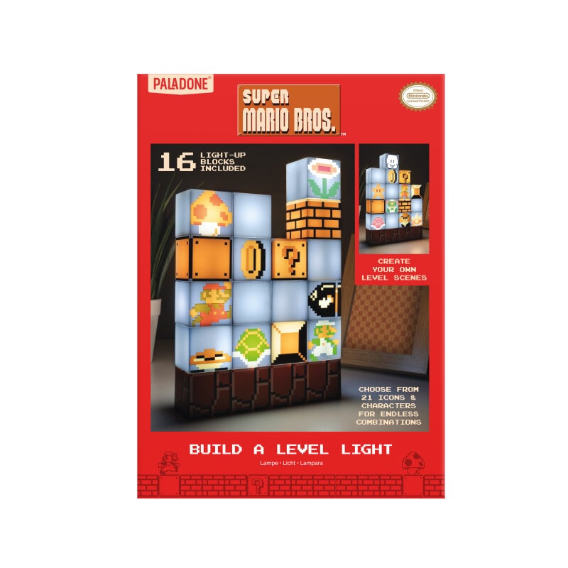 Super Mario Bros - Byggbar Lampe 
