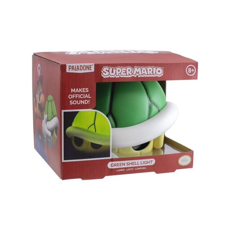 Super Mario - Lampe Green Shell med lydeffekter