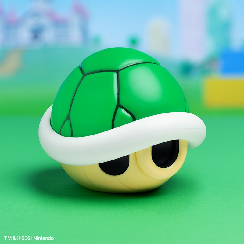 Super Mario - Lampe Green Shell med lydeffekter