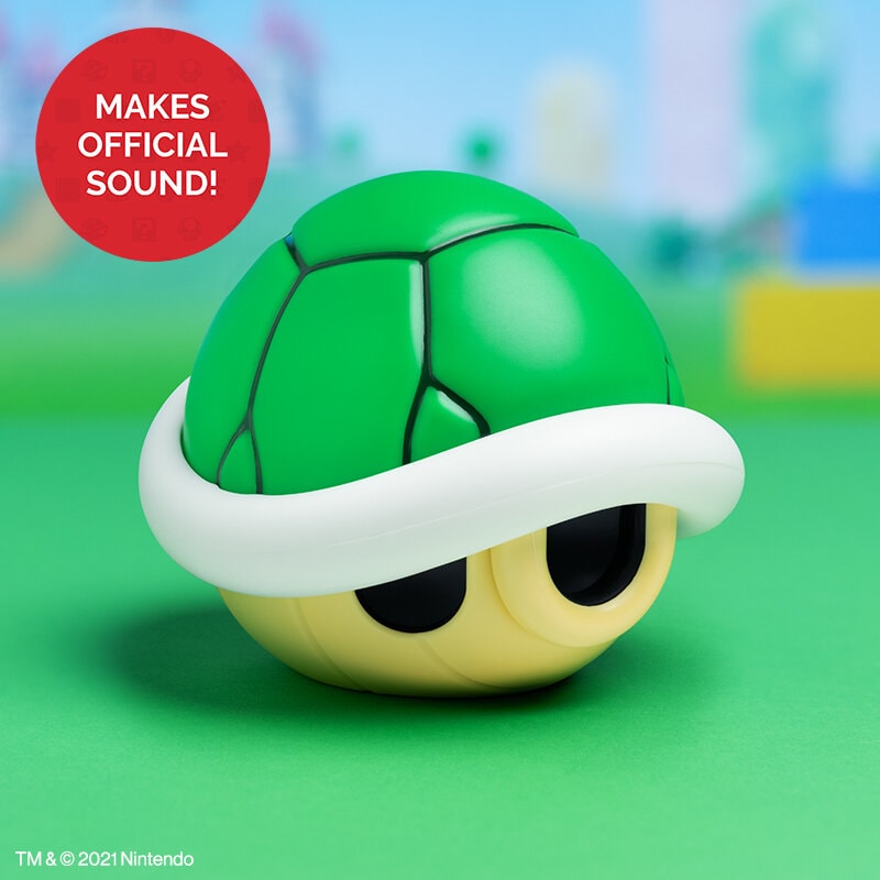 Super Mario - Lampe Green Shell med lydeffekter