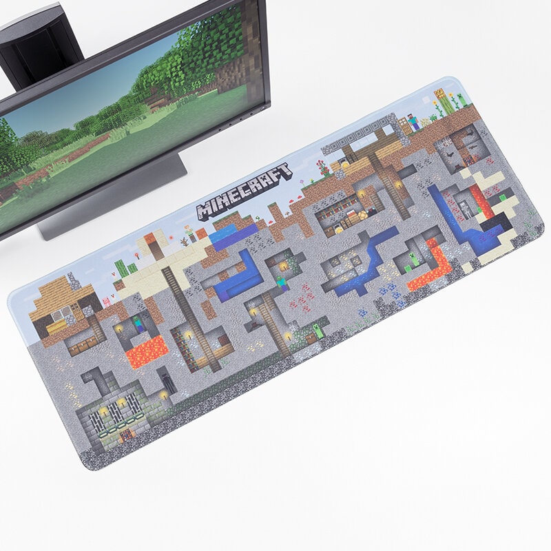 Minecraft - Skrivebordsmatte World 30 x 80 cm
