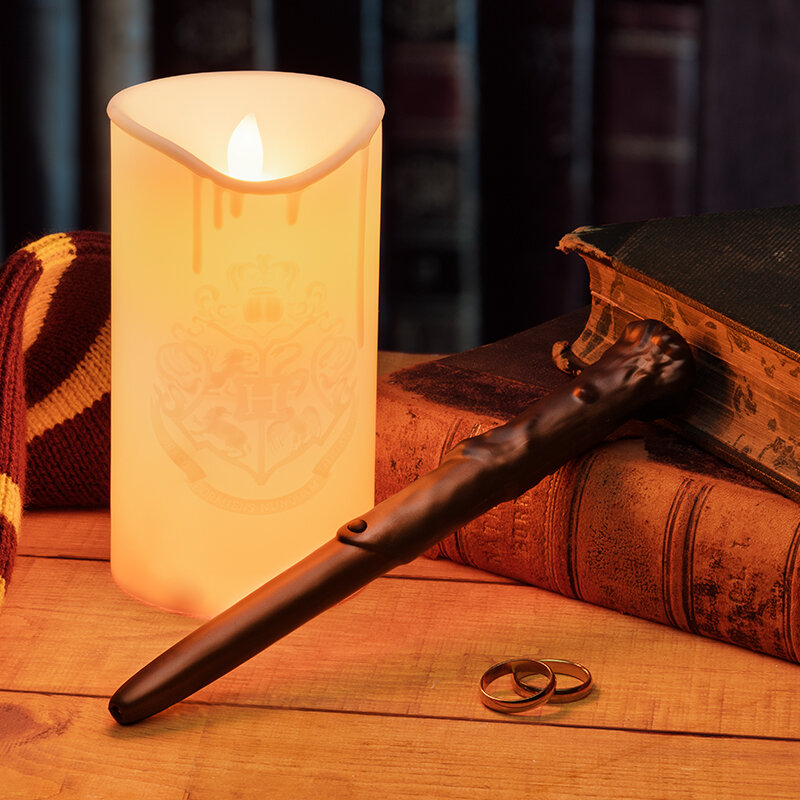 Harry Potter - Stearinlyslampe med tryllestav