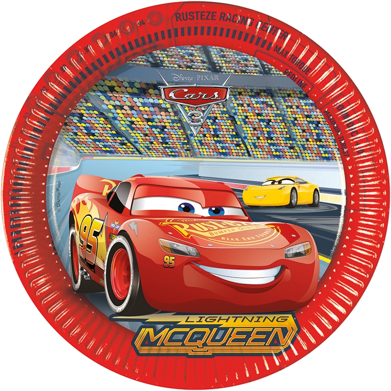 Disney Cars - Tallerkener 8 stk.