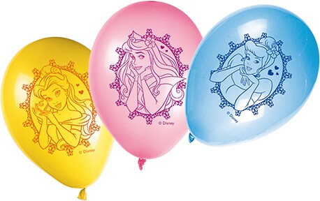 Disney Prinsesser - Ballonger 8 stk.