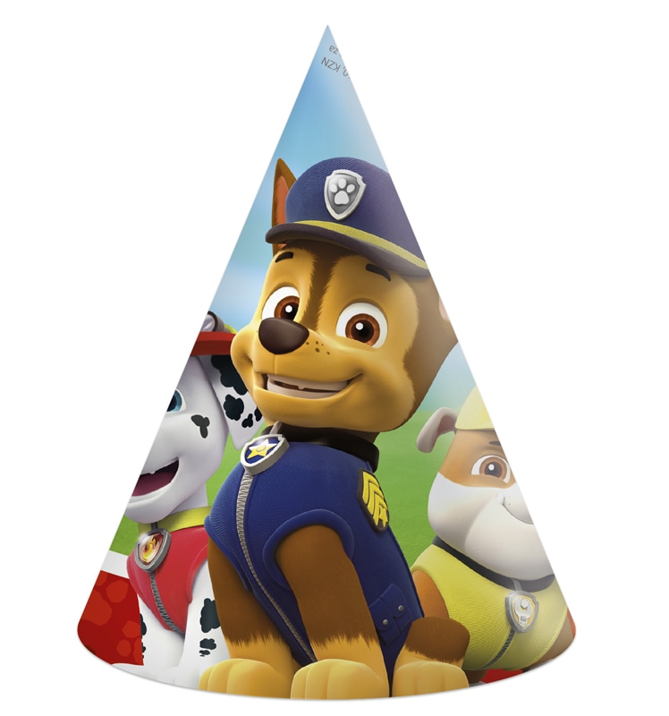 Paw Patrol - Festhatter 6 stk.