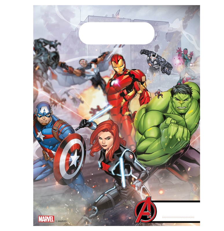 Mighty Avengers - Godteposer 6 stk.