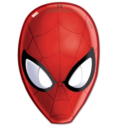 Spiderman - Ansiktsmasker 6 stk.