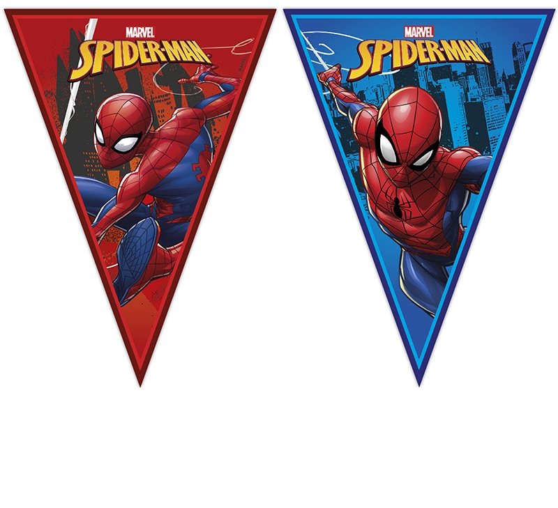 Spiderman Team Up - Flaggirlander 230 cm