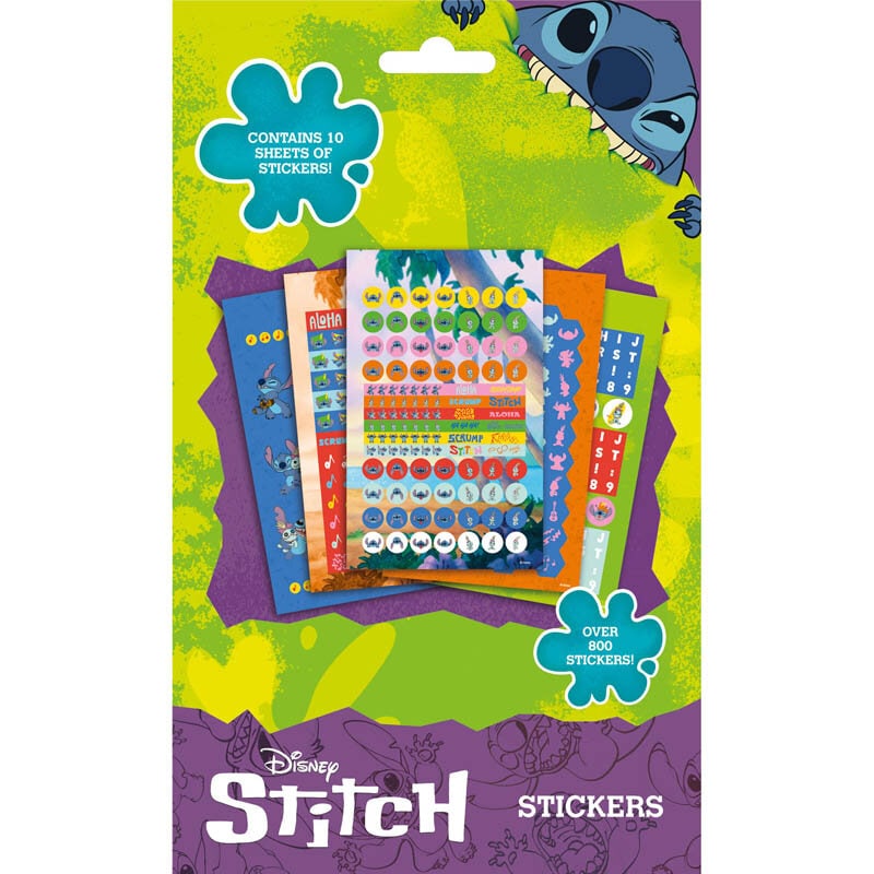 Lilo & Stitch Klistremerker 800 stk.