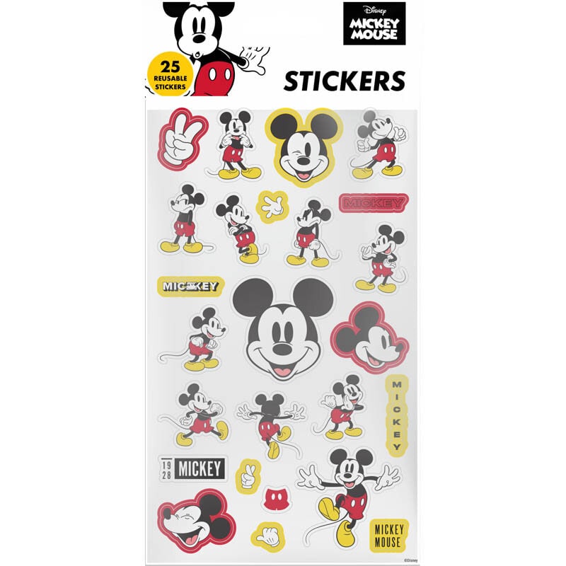 Mikke Mus Klistremerker 25 stk.