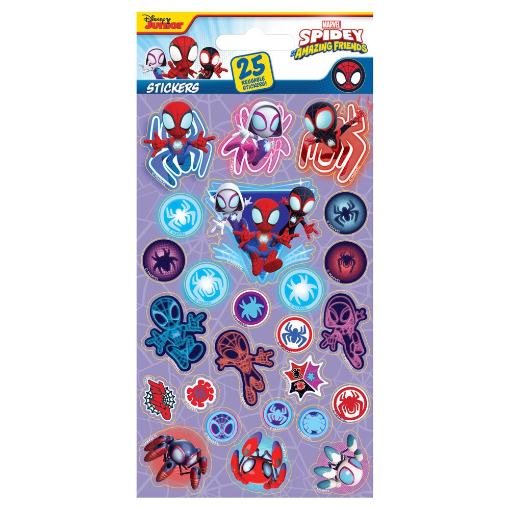 Spidey Klistremerker 25 stk.