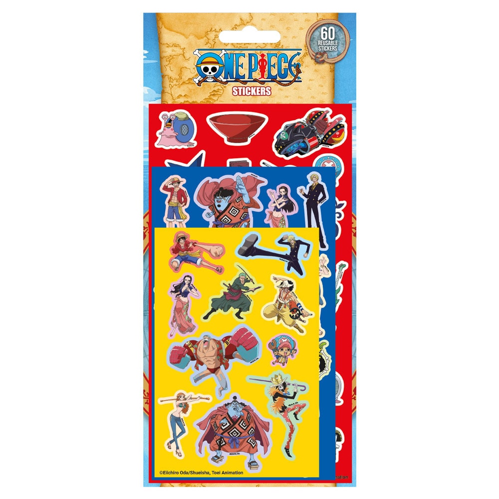 One Piece Klistremerker 60 stk.