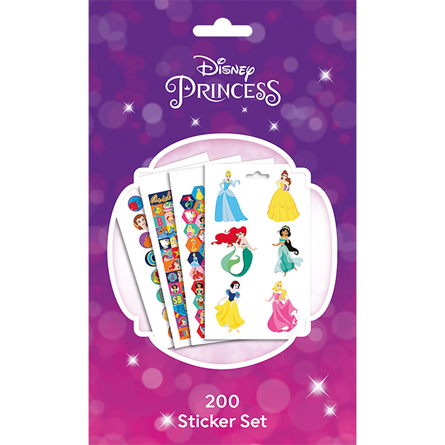 Disney Prinsesser - Klistremerker 200 stk.