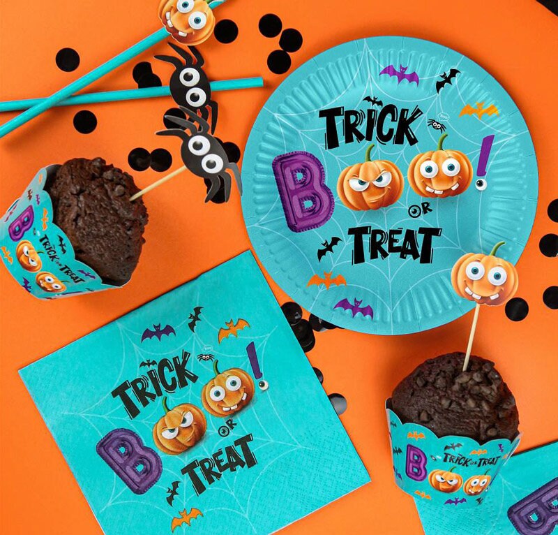 Boo Trick or Treat - Tallerkener 6 stk.