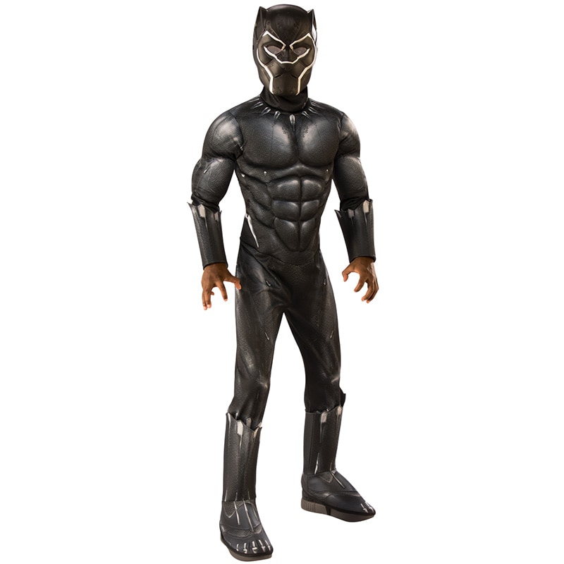 Black Panther Movie Kostyme Deluxe 5-10 år