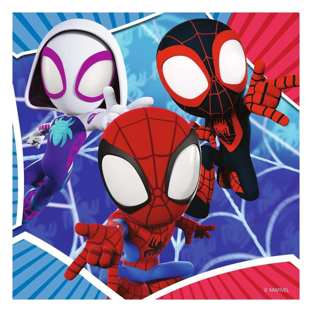 Ravensburger Puslespill - Spidey og Hans Utrolige Venner 3x49 brikker