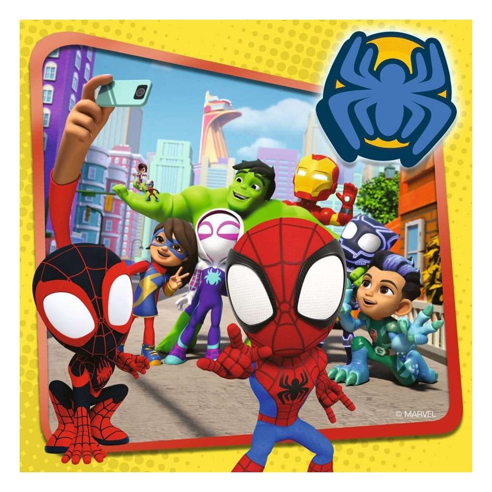 Ravensburger Puslespill - Spidey og Hans Utrolige Venner 3x49 brikker