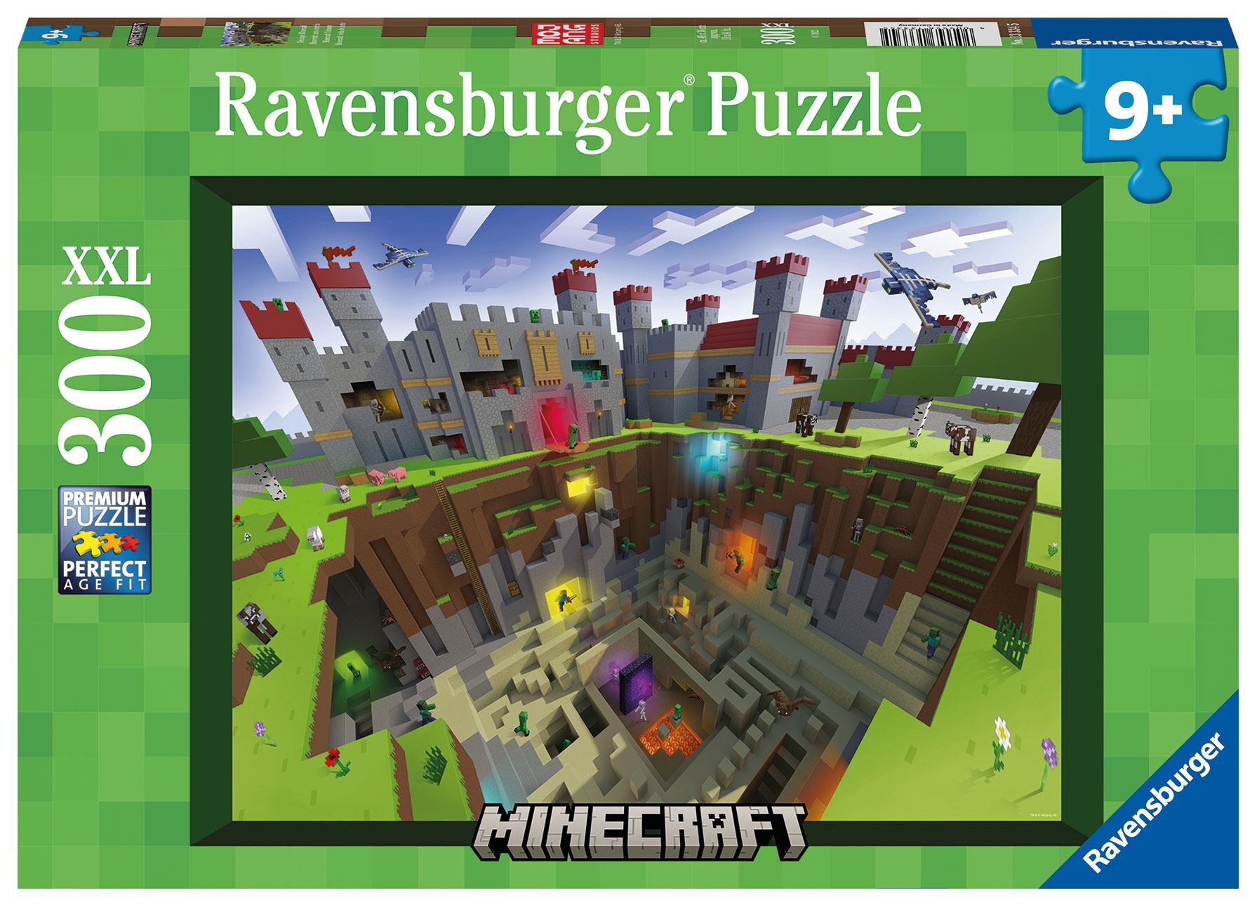 Ravensburger Puslespill - Minecraft Cutaway 300 brikker XXL