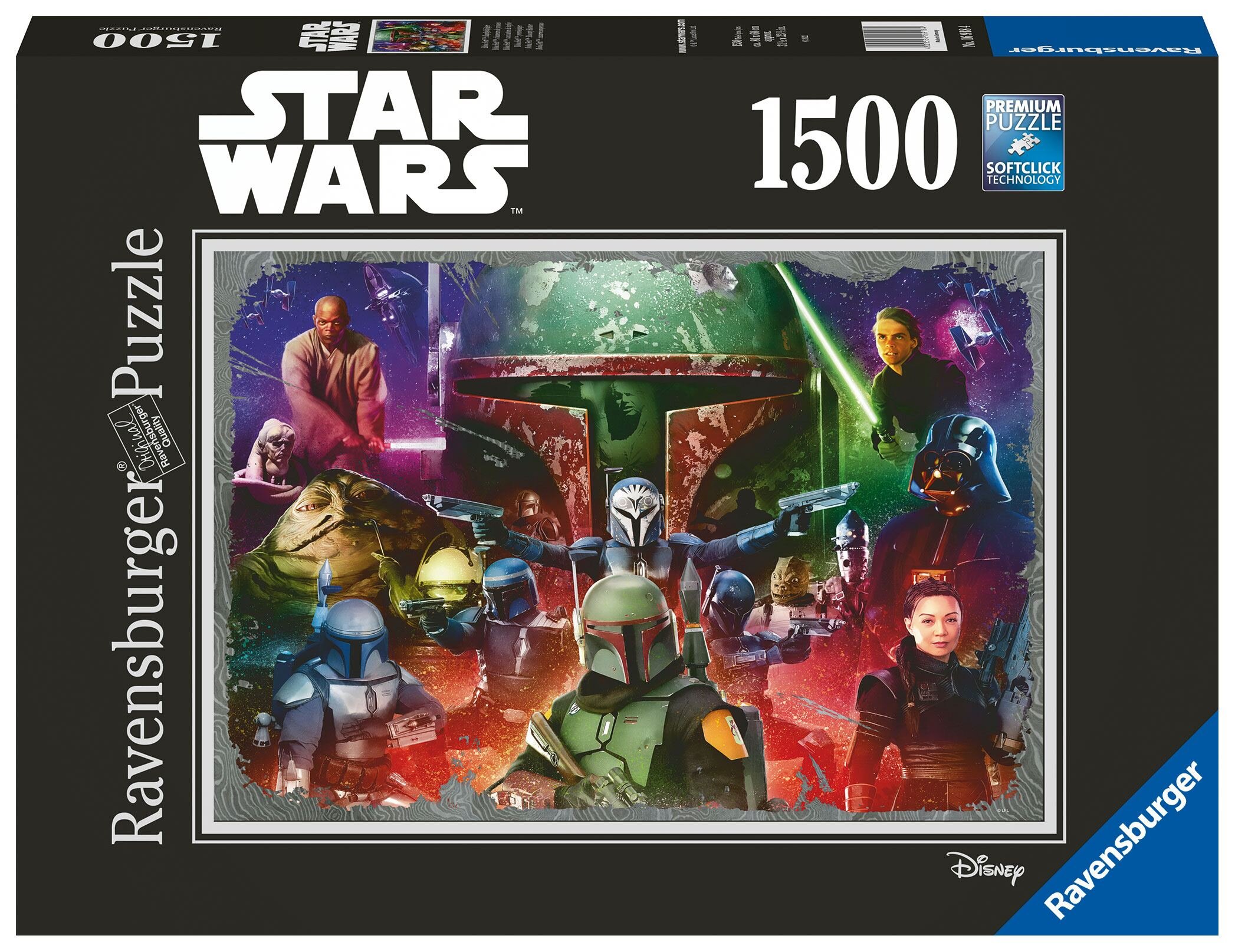 Ravensburger Puslespill - Boba Fett Bounty Hunter 1500 brikker