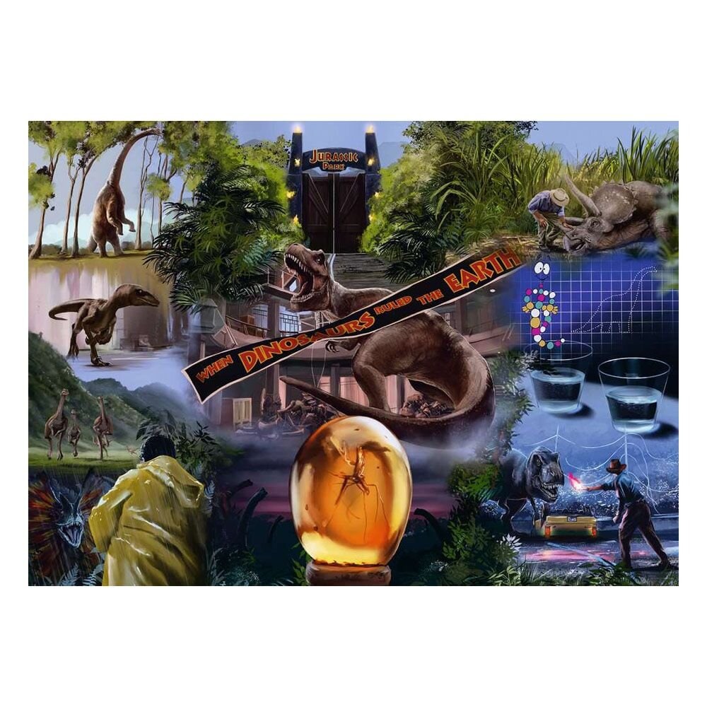 Ravensburger Puslespill, Universal Collection - Jurassic Park 1000 brikker