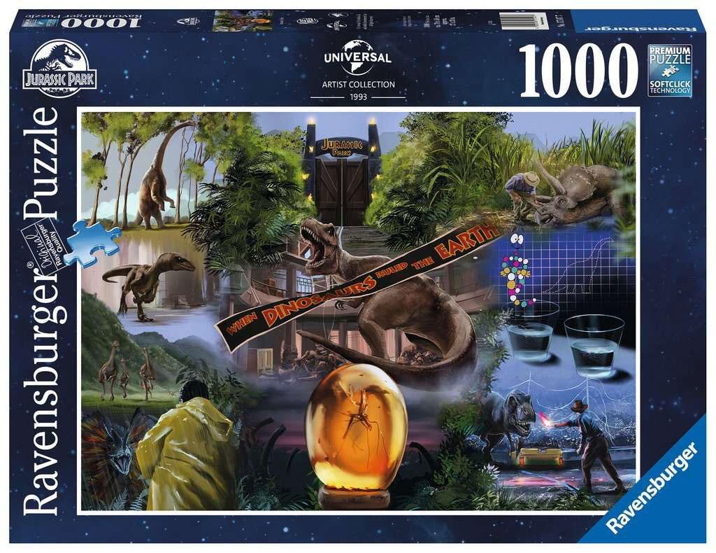 Ravensburger Puslespill, Universal Collection - Jurassic Park 1000 brikker