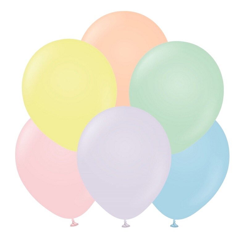 Ballonger - Pastellfarger 30 cm 10 stk.