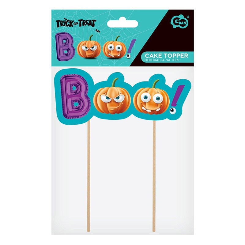 Boo Trick or Treat - Cake Topper	