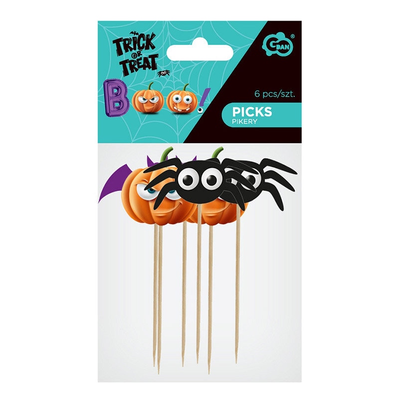 Boo Trick or Treat - Cake Toppers 6 stk.