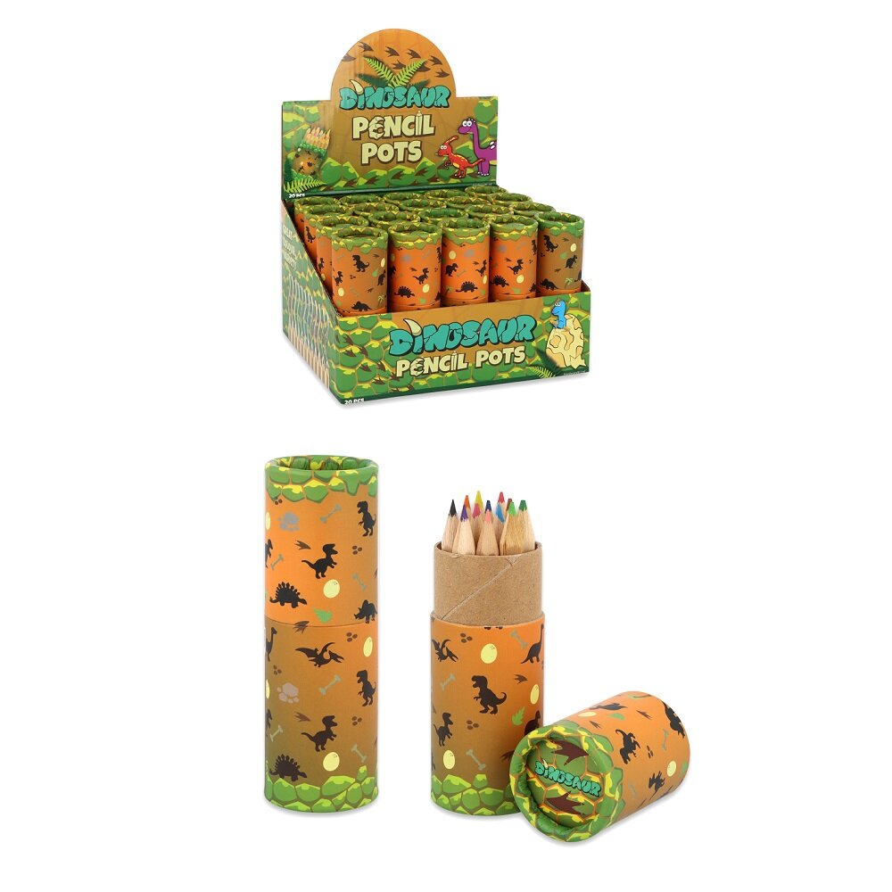 Dinosaur fargeblyanter i tube