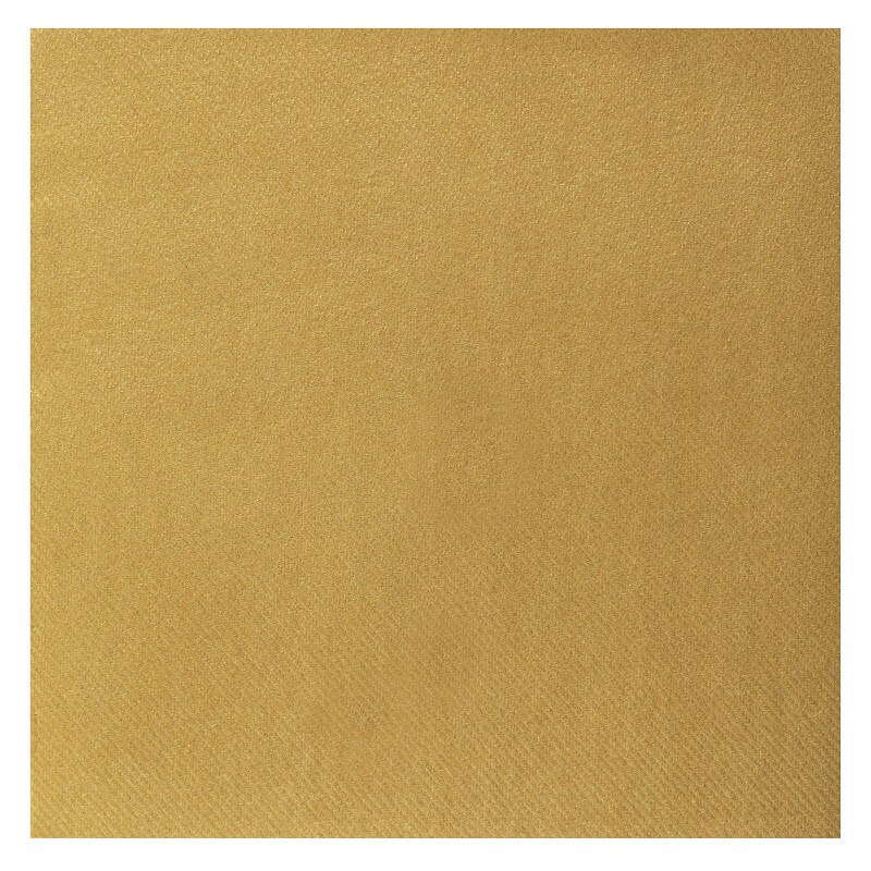 Servietter Premium Tekstilstruktur 40 cm - Gull 25 stk.