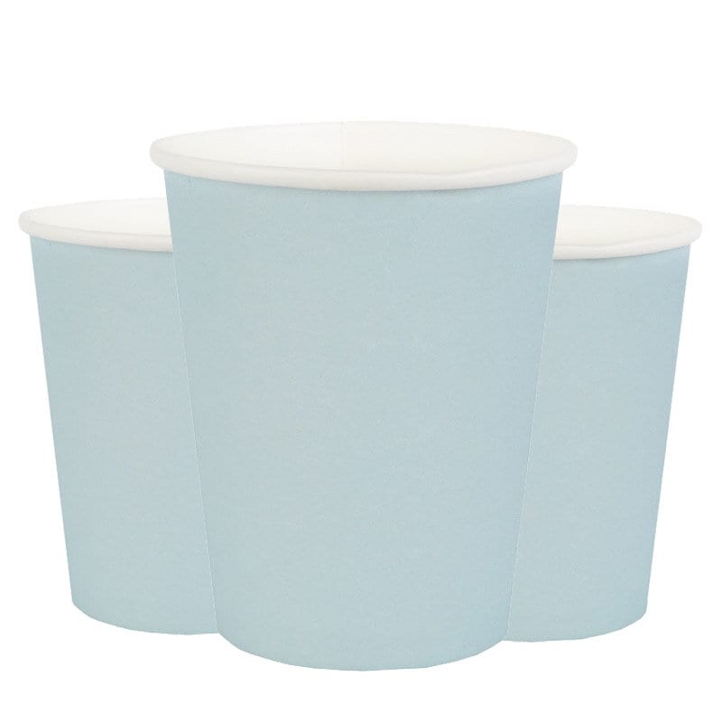 Pappkopper 250 ml - Lyseblå 10 stk.