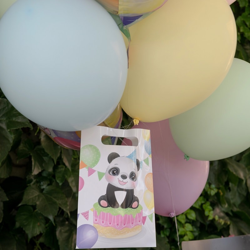 Panda - Godteposer i luksuriøst papir 10 stk.