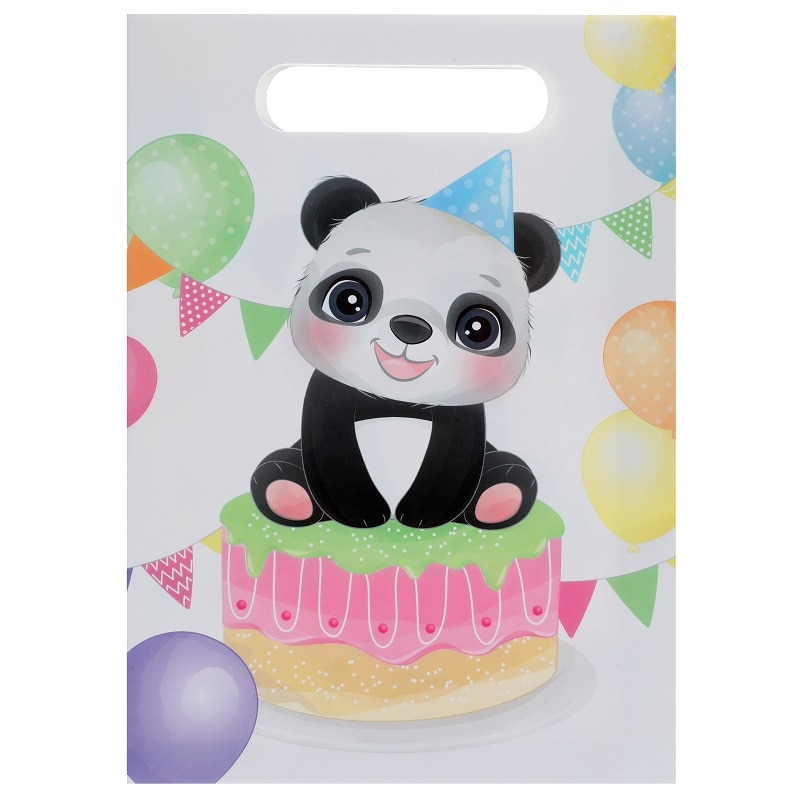 Panda - Godteposer i luksuriøst papir 10 stk.