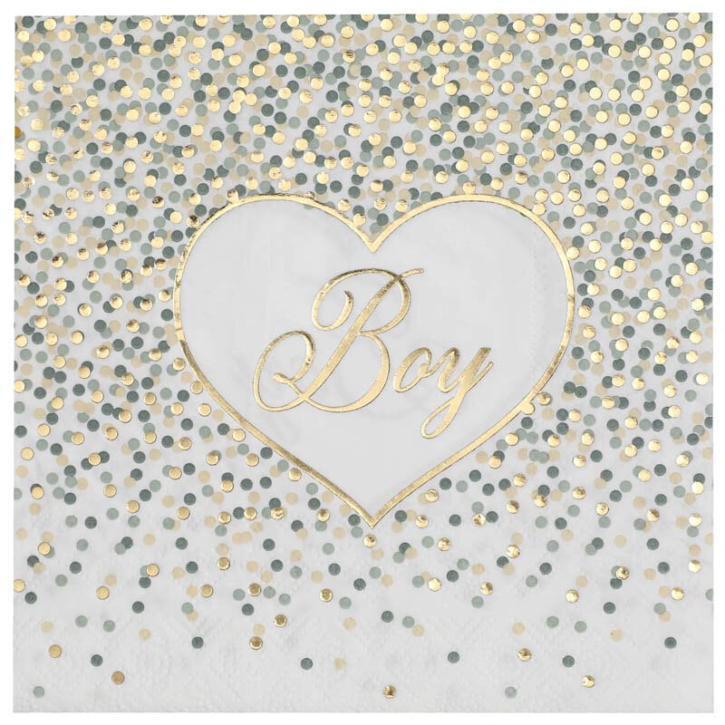 Baby Boy Dots - Servietter 20 stk.