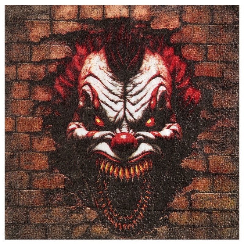 Killer Clown - Servietter 20 stk.