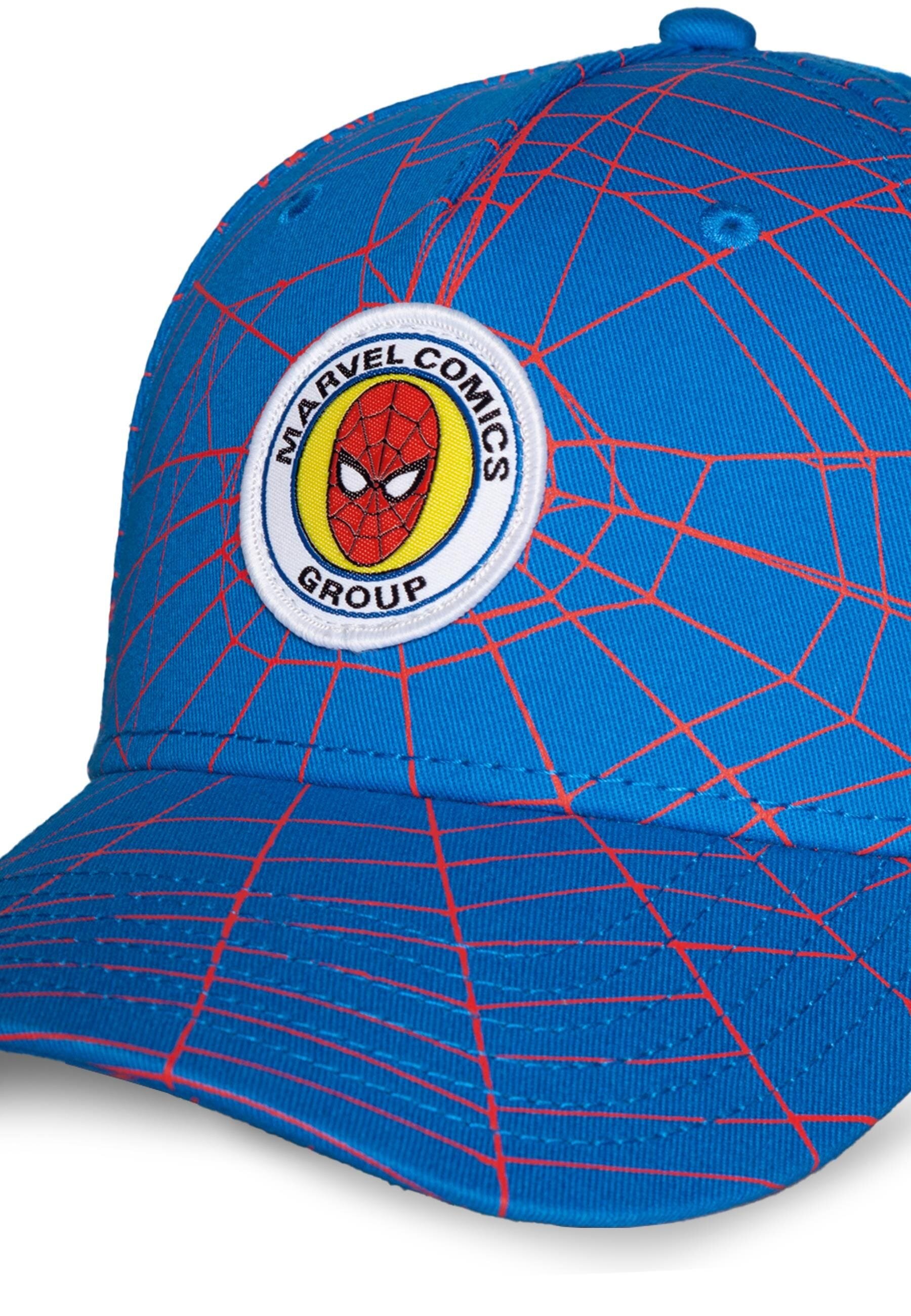 Spiderman - Caps Logo Blå Barnestørrelse