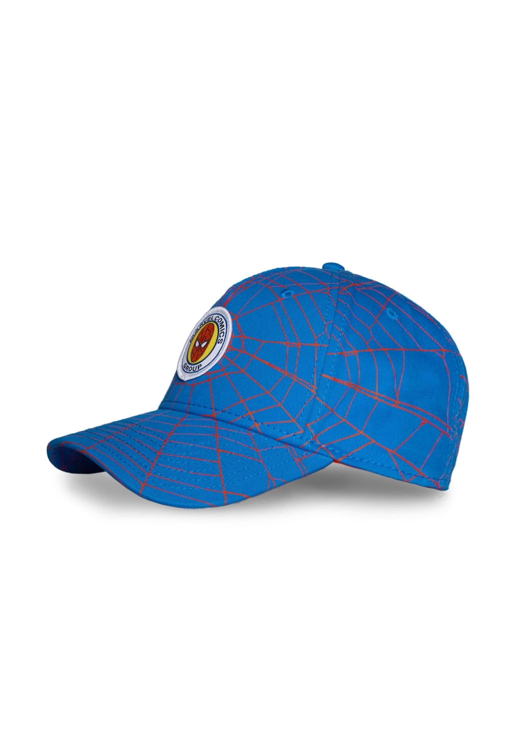 Spiderman - Caps Logo Blå Barnestørrelse