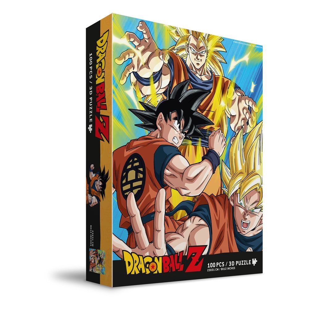 Dragon Ball Z - Puslespill Goku Saiyan 3D 100 brikker