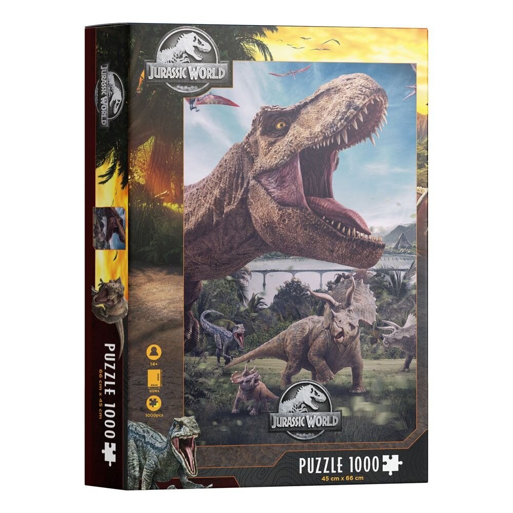 Jurassic World - Puslespill T-Rex Poster 1000 brikker