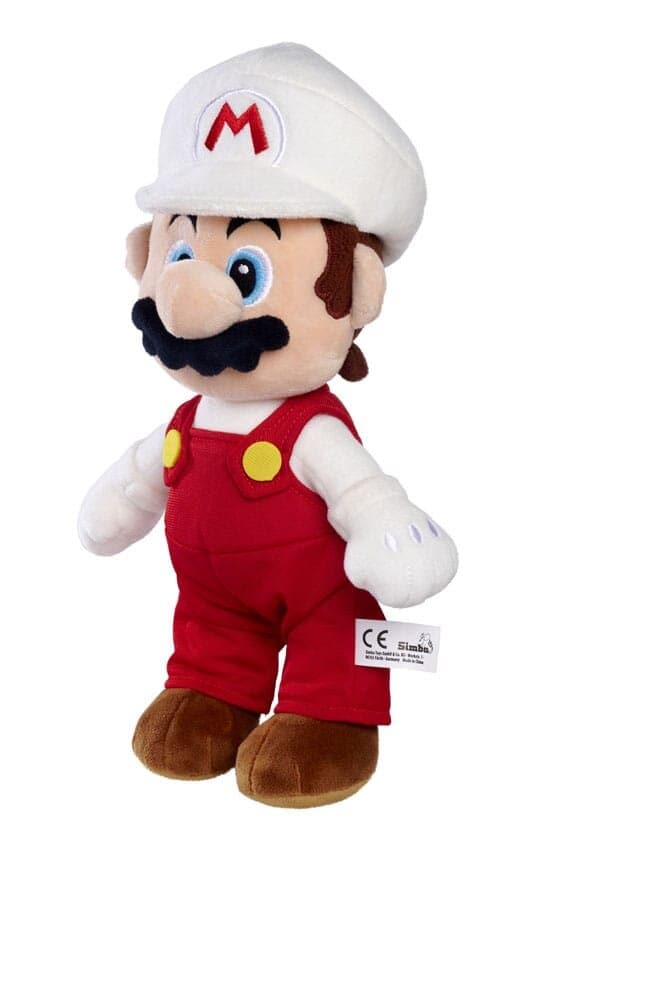 Super Mario Kosedyr Fire Mario 30 cm