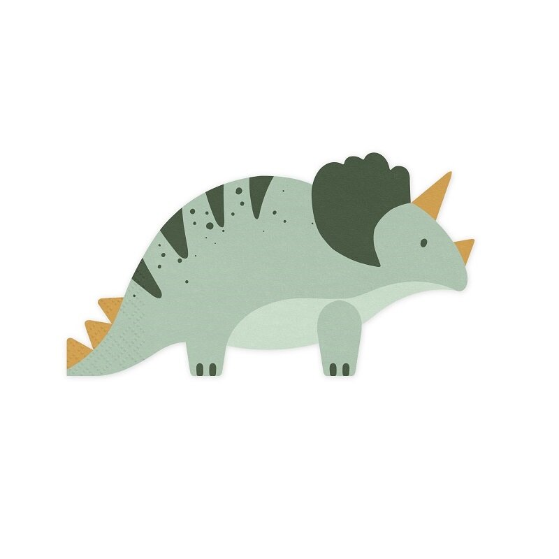 Servietter - Dinosaur Triceratops 12 stk.