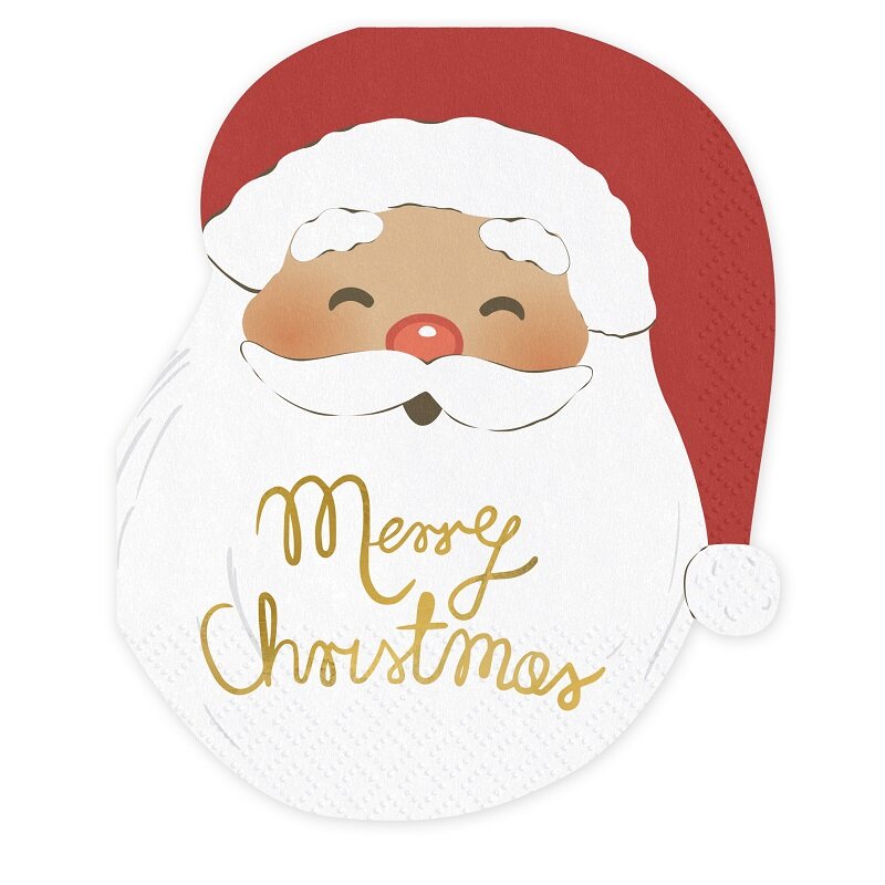 Juleservietter Julenisse 12 stk.