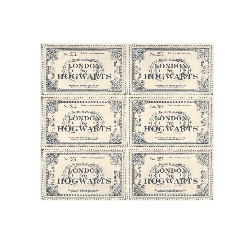 Harry Potter Servietter Togbilletter 20 stk.