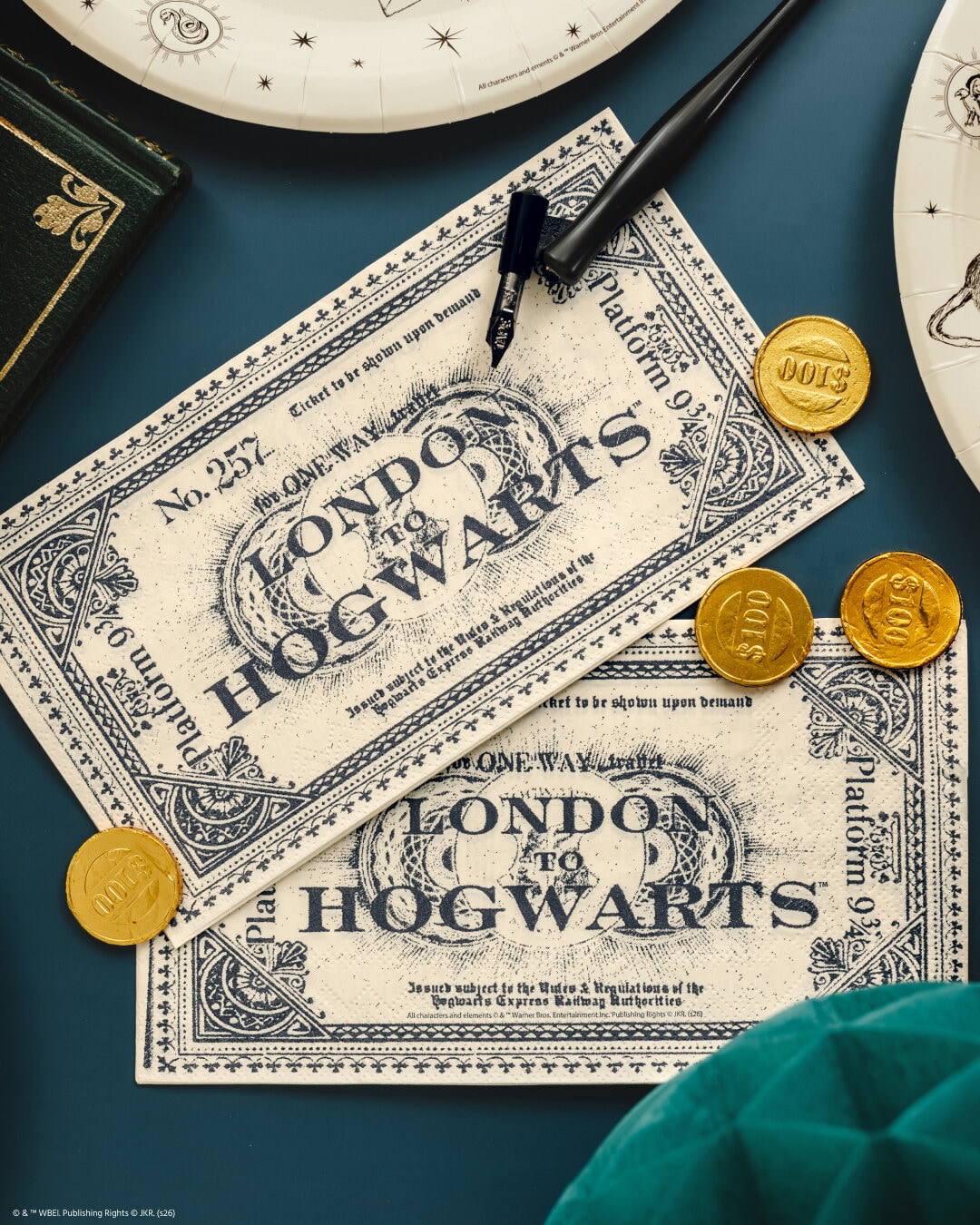 Harry Potter Servietter Togbilletter 20 stk.