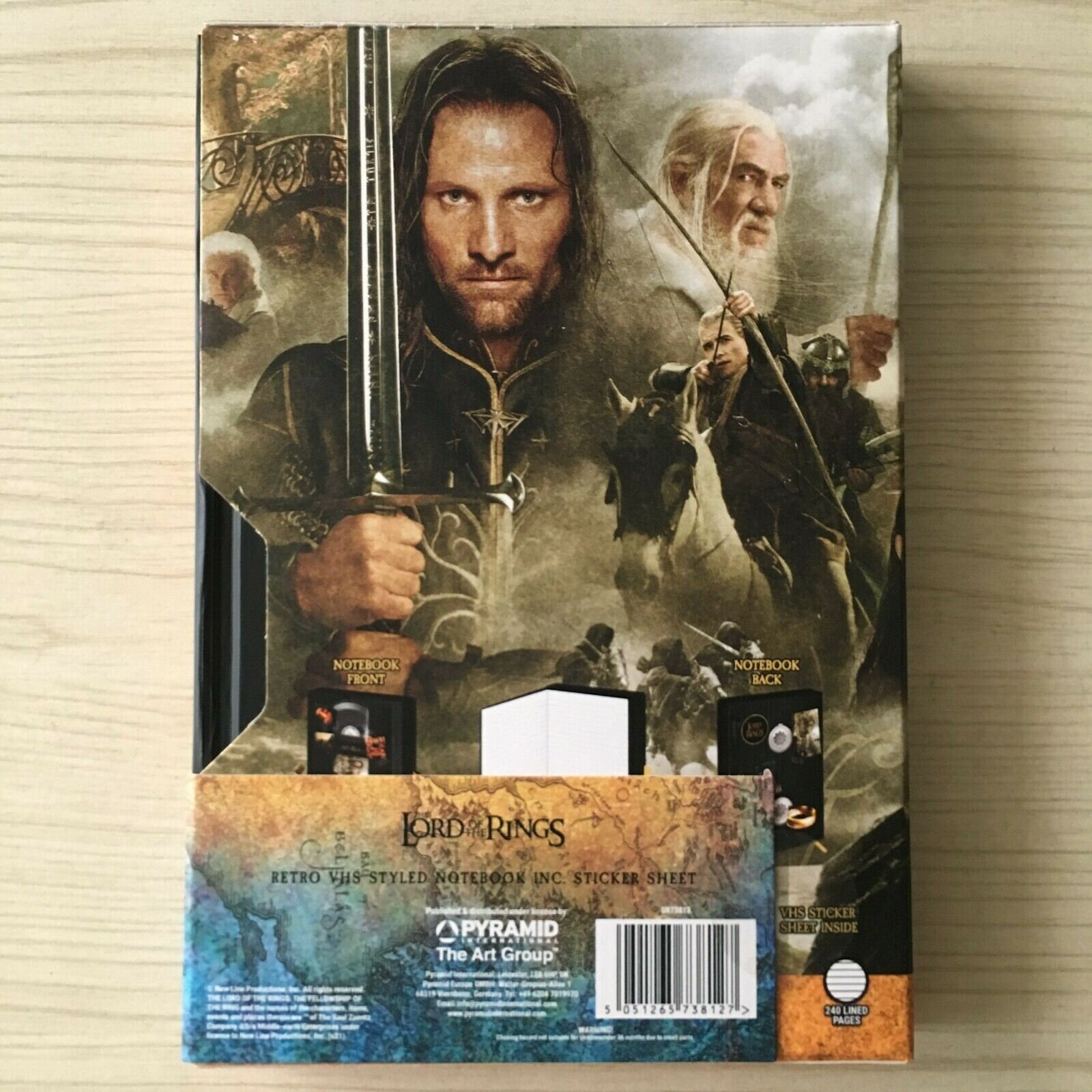 The Lord of the Rings, Notatbok A5 VHS Premium