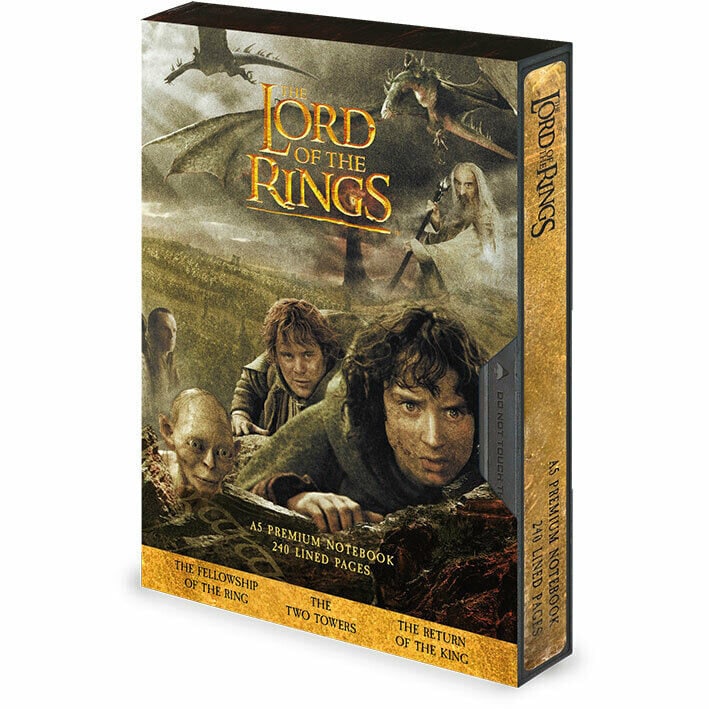 The Lord of the Rings, Notatbok A5 VHS Premium