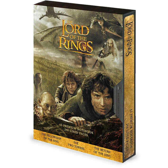 The Lord of the Rings, Notatbok A5 VHS Premium