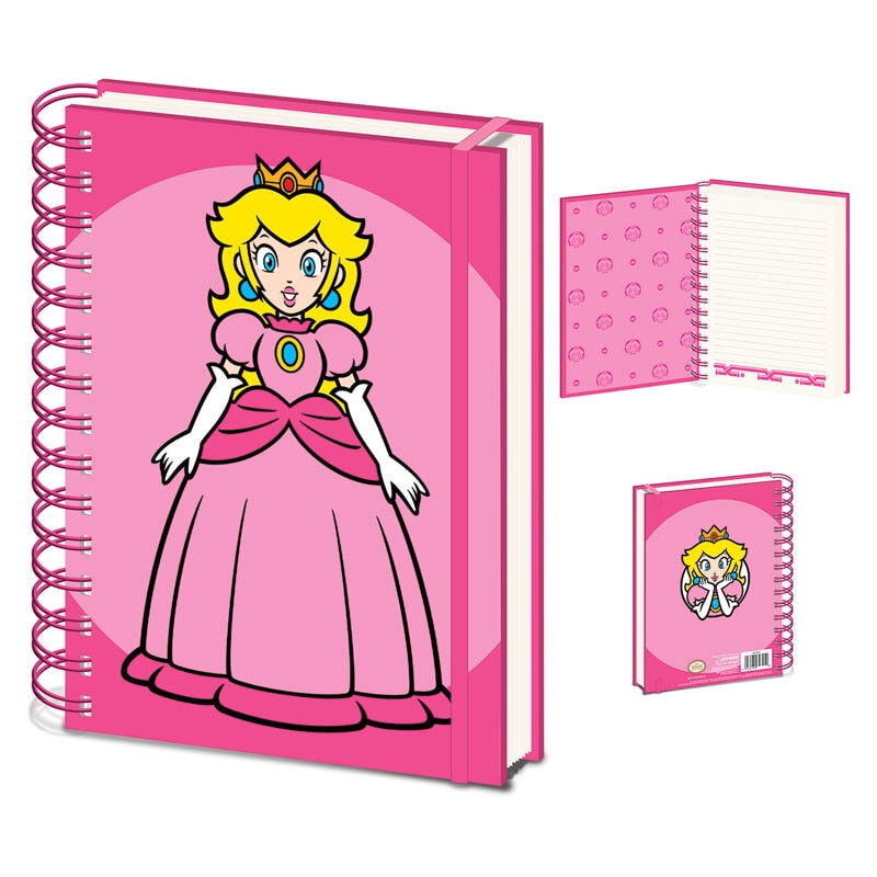 Princess Peach Notatbok A5
